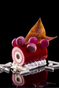 Strawberry Vanilla Entremet Glace