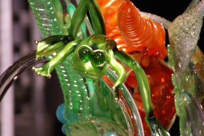 blown sugar frog competition showpiece