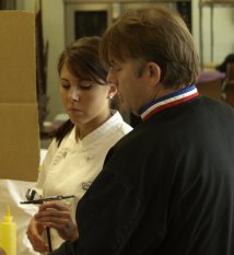 Chef Treand with Student