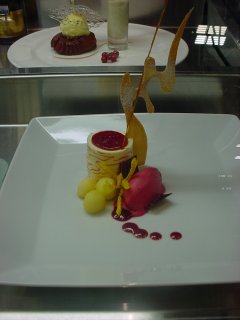 plated dessert