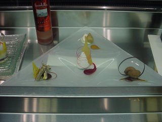 plated dessert