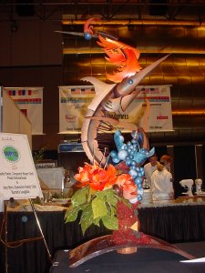 Team USA chocolate showpiece